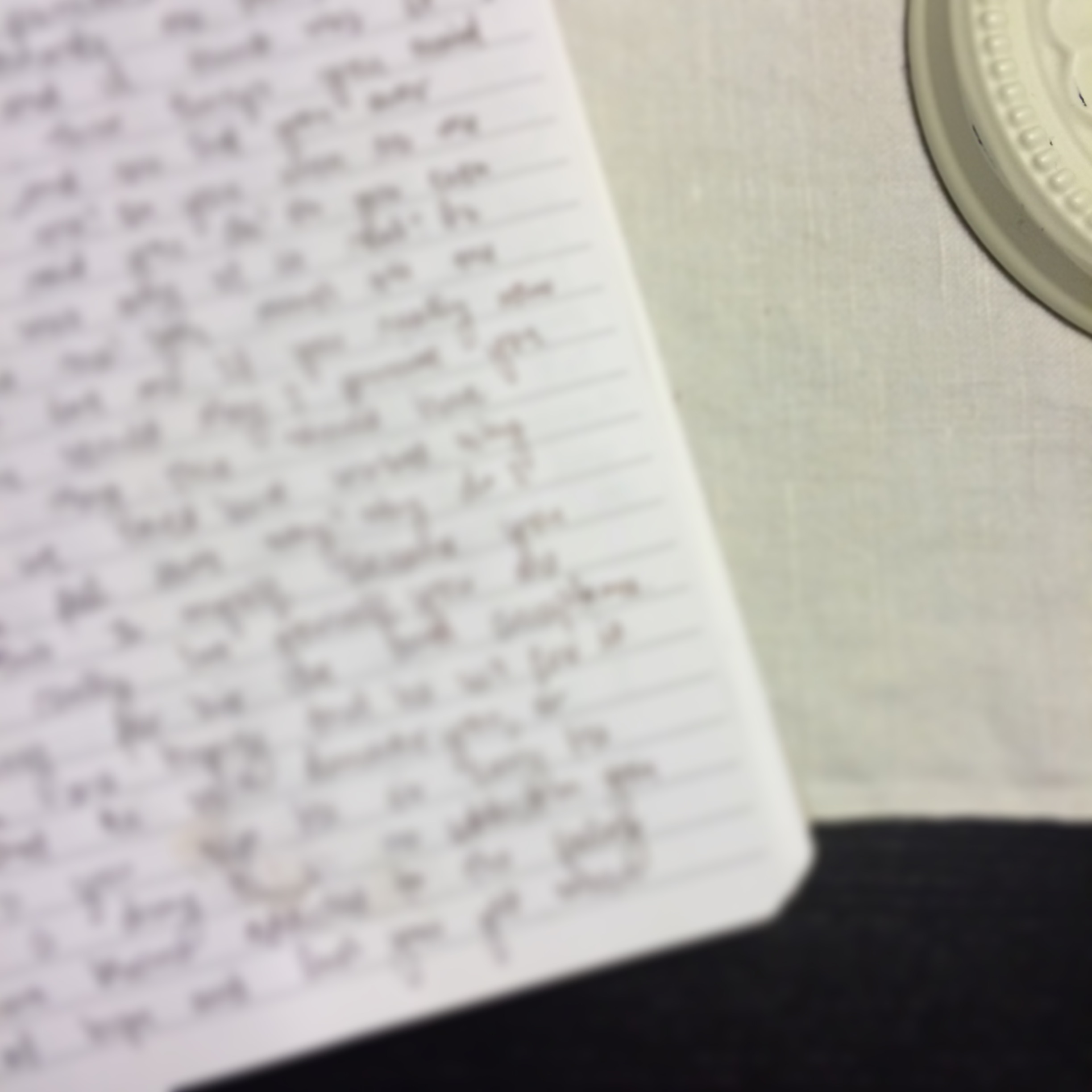 I finally started to enjoy/see the benefits of journaling on a regular basis. 