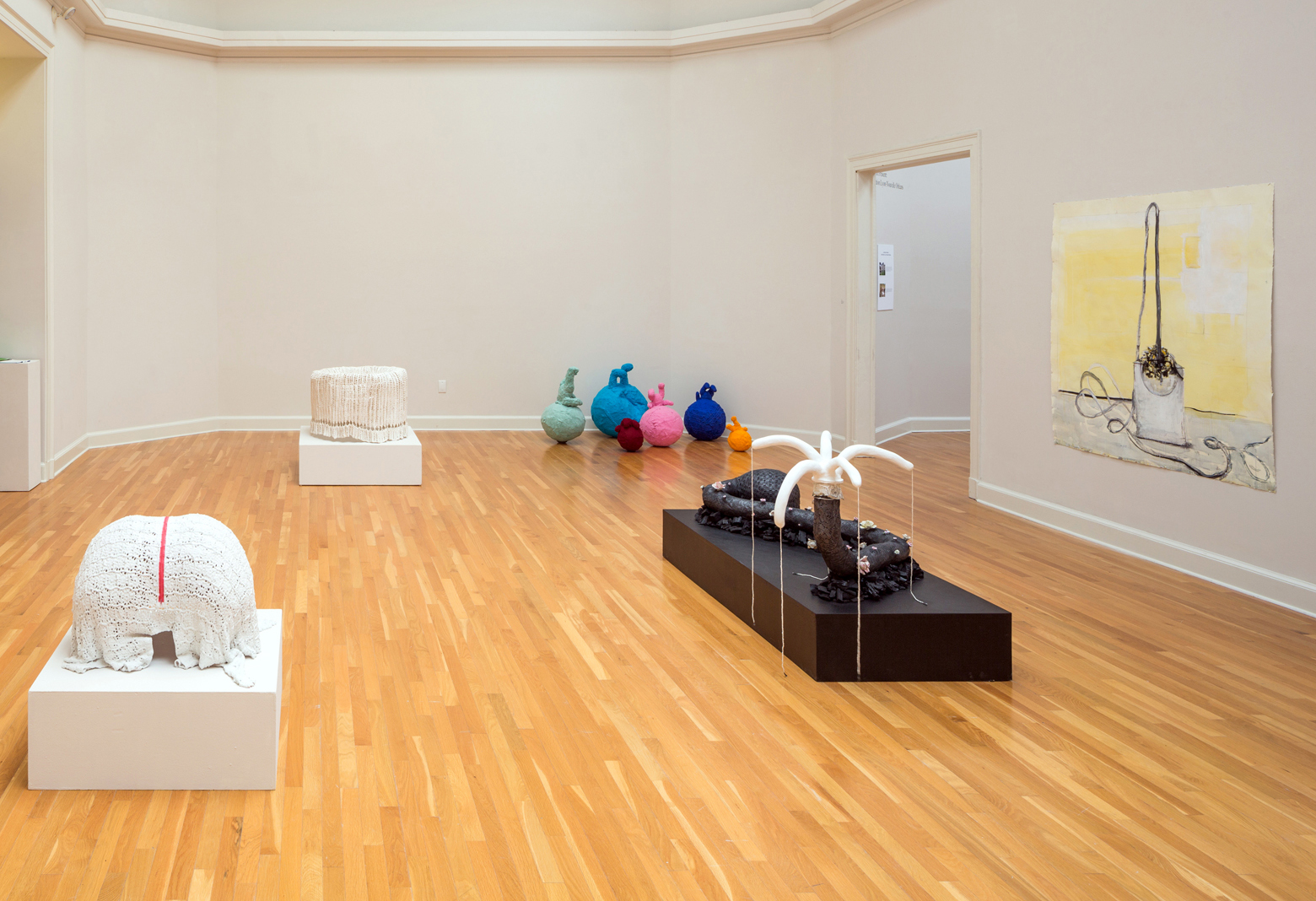 Jennifer Odem Installation view: Interpretations: House and Universe, Sculptures and Drawings , 2013 Carroll Gallery, New Orleans, LA