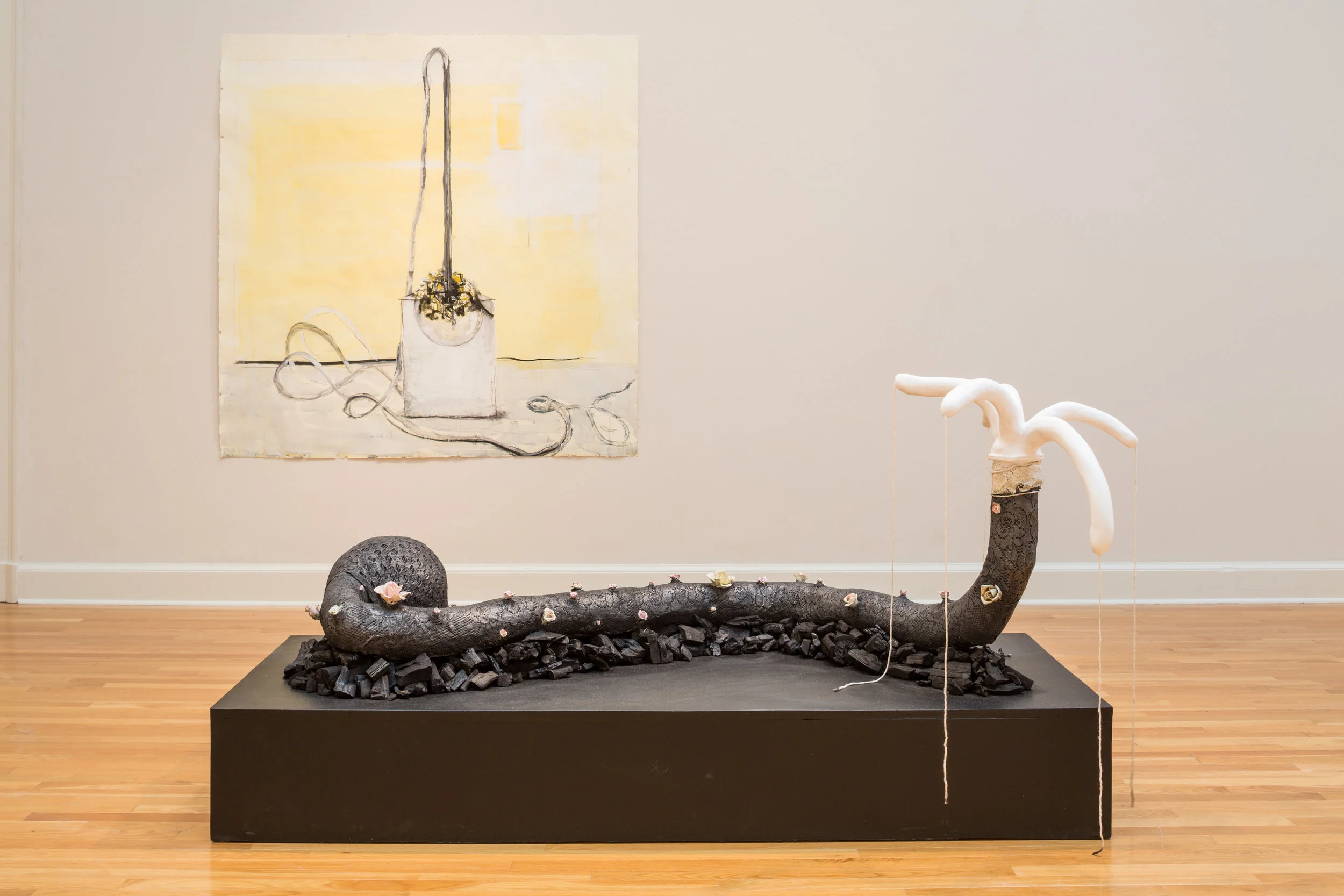 Jennifer Odem Installation view: Interpretations: House and Universe, Sculptures and Drawings , 2013 Carroll Gallery, New Orleans, LA