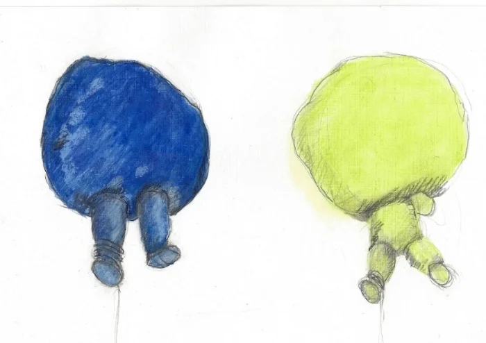 Lacuna Study , 2011 Pastel, watercolor, and graphite on paper dimensions variable