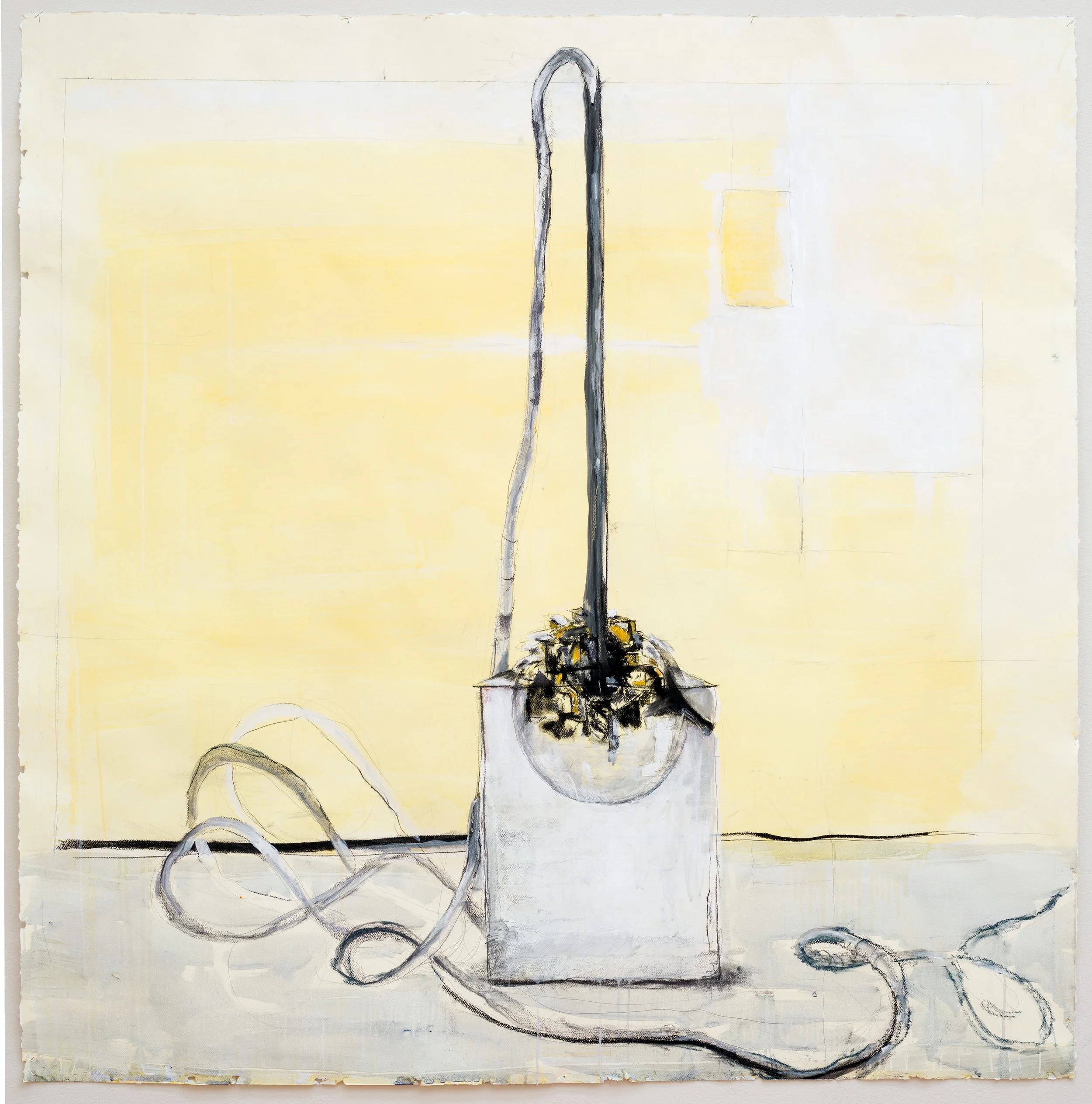    Embody  , 2015 Pencil, watercolor and charcoal on paper 60 × 60 in. (152 × 152 cm.) 