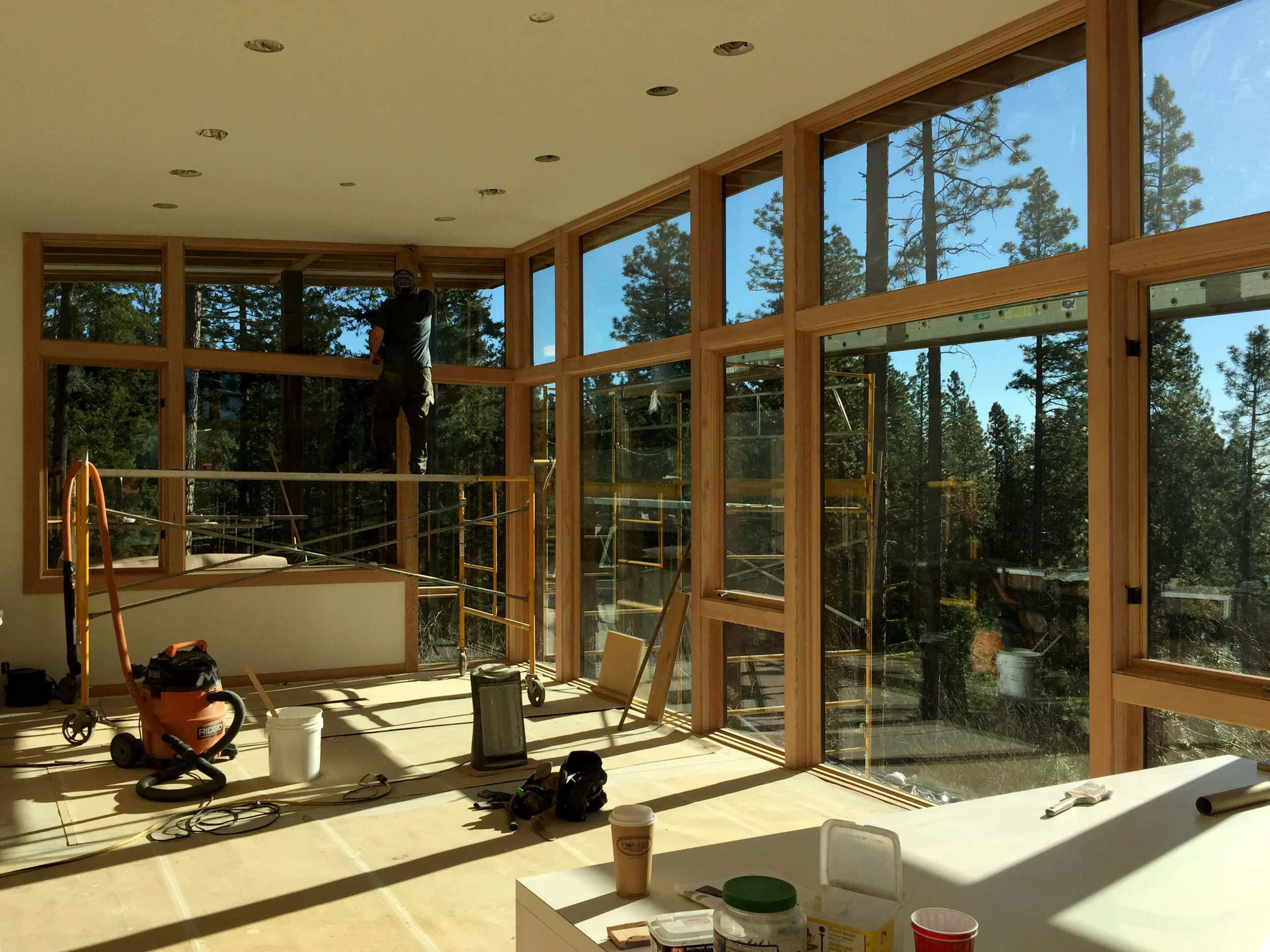 View of the greatroom from the kitchen