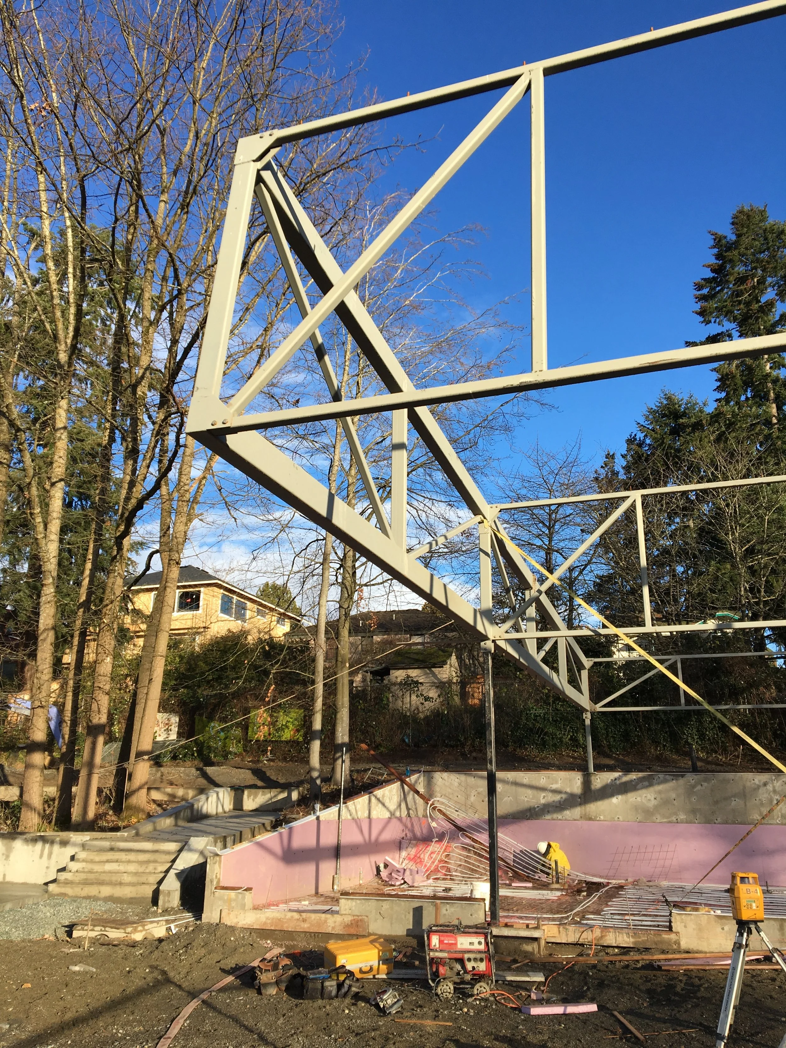 Rainier Beach Urban Farm classroom is taking shape!