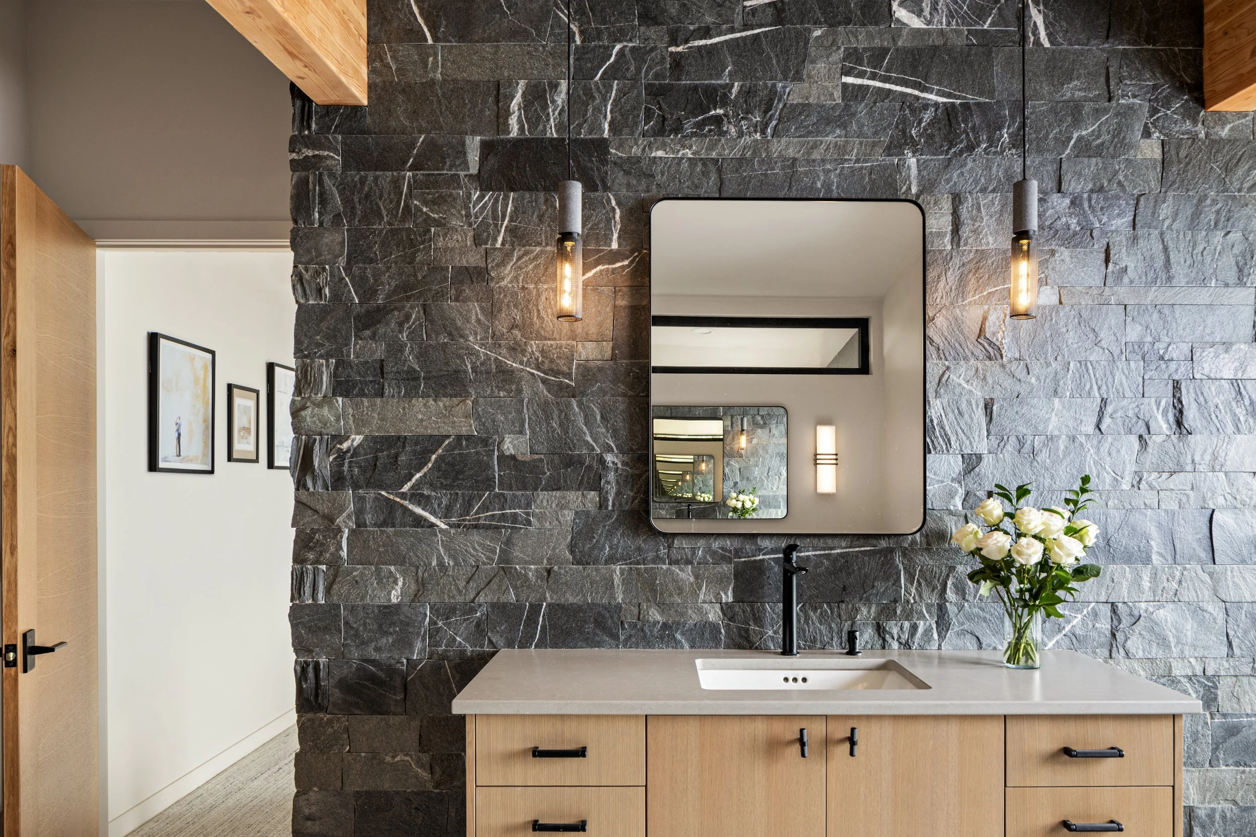 Whisky Jack, bathroom, stone, vanity