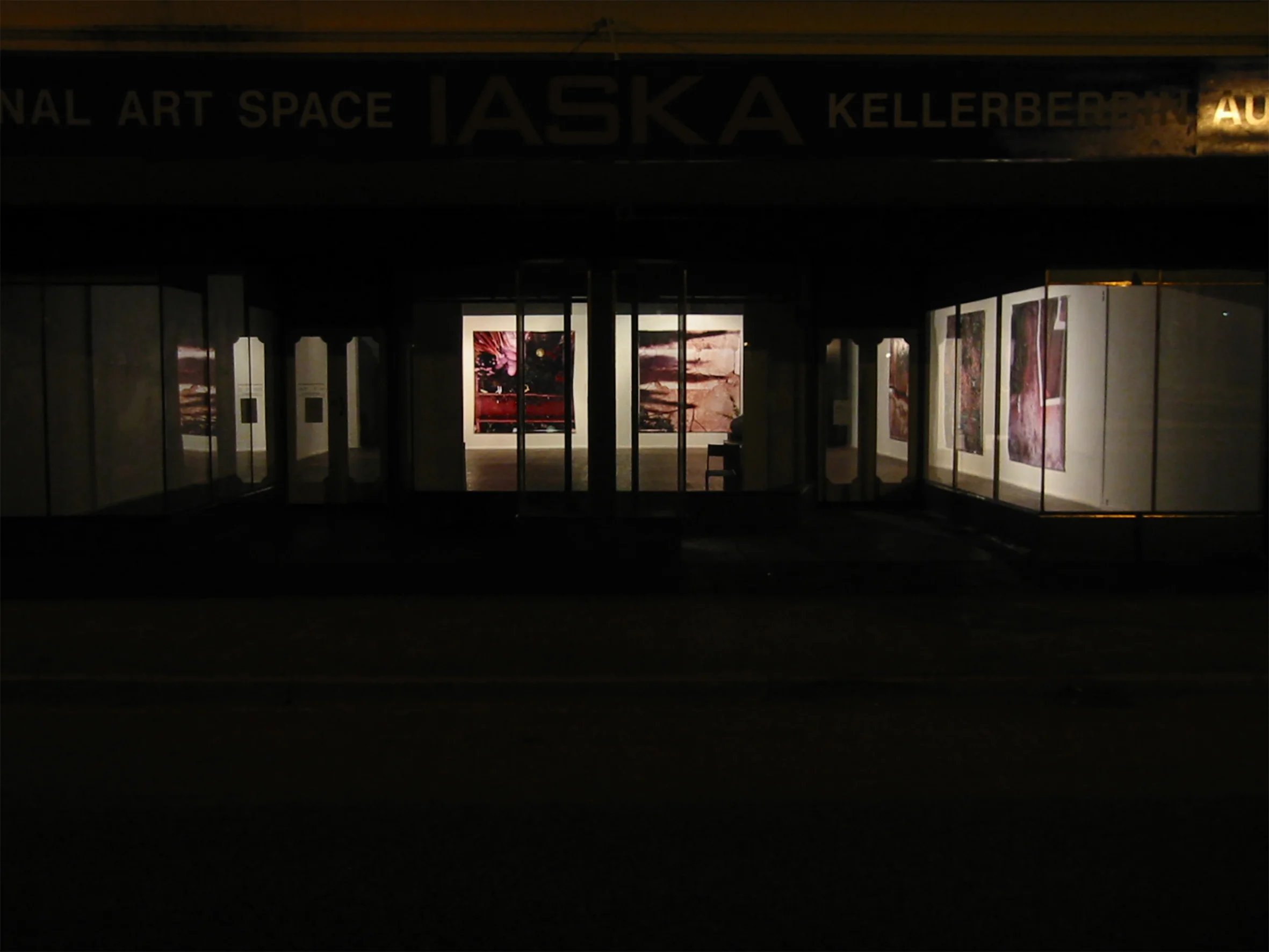 Installation view, International Art Space Kellerberrin Western Australia, 2014 developed during a residency at IASKA