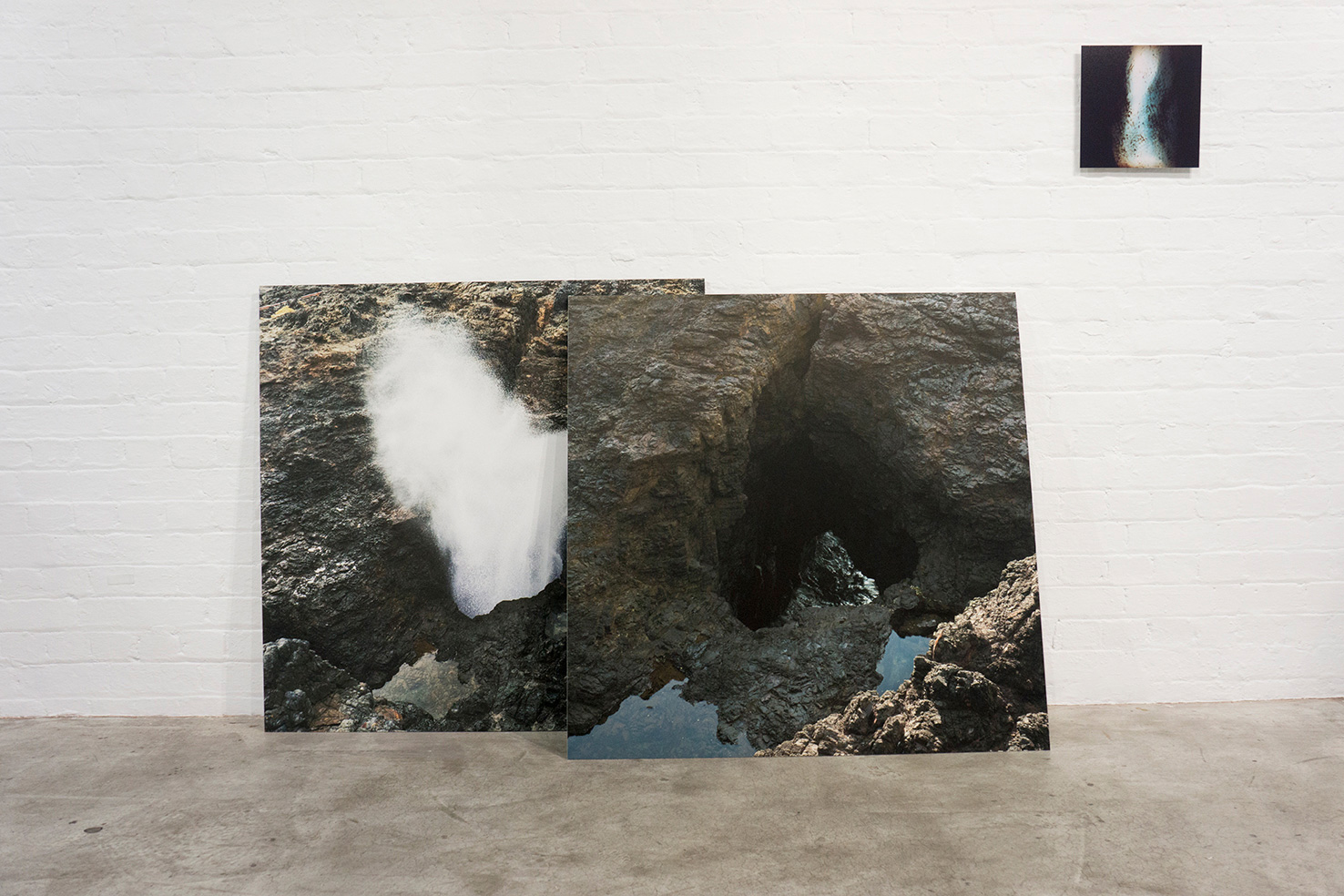 Izabela Pluta Permutation 1 & 2 2017 photo rag pigment prints on aluminium 110 x 110 cm each; Paper 2017 C-type print on aluminium 30 x 30 cm