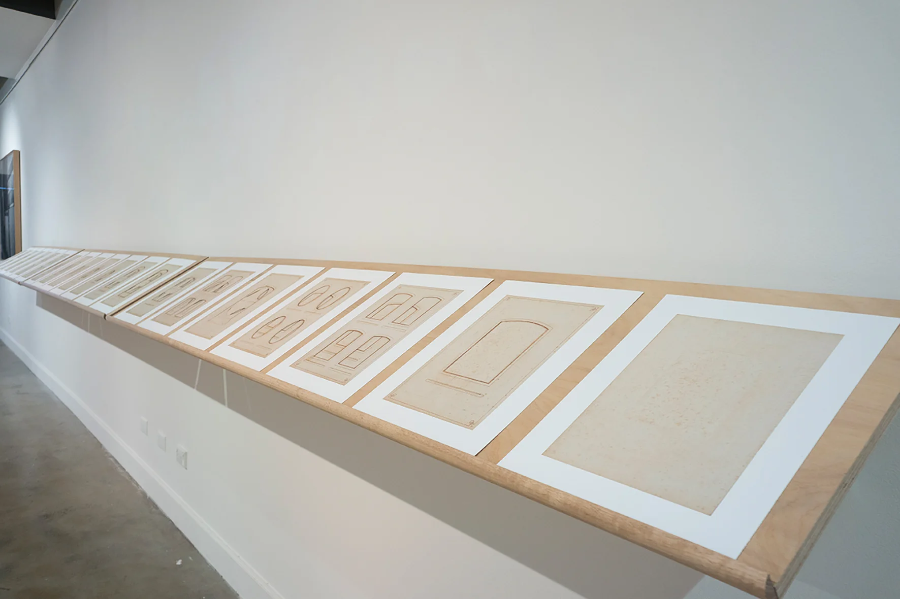 Every odd page from a nineteenth century photo album 2014 (detail) pigment prints on photo rag series of 21, 30.5 x 38 cm each