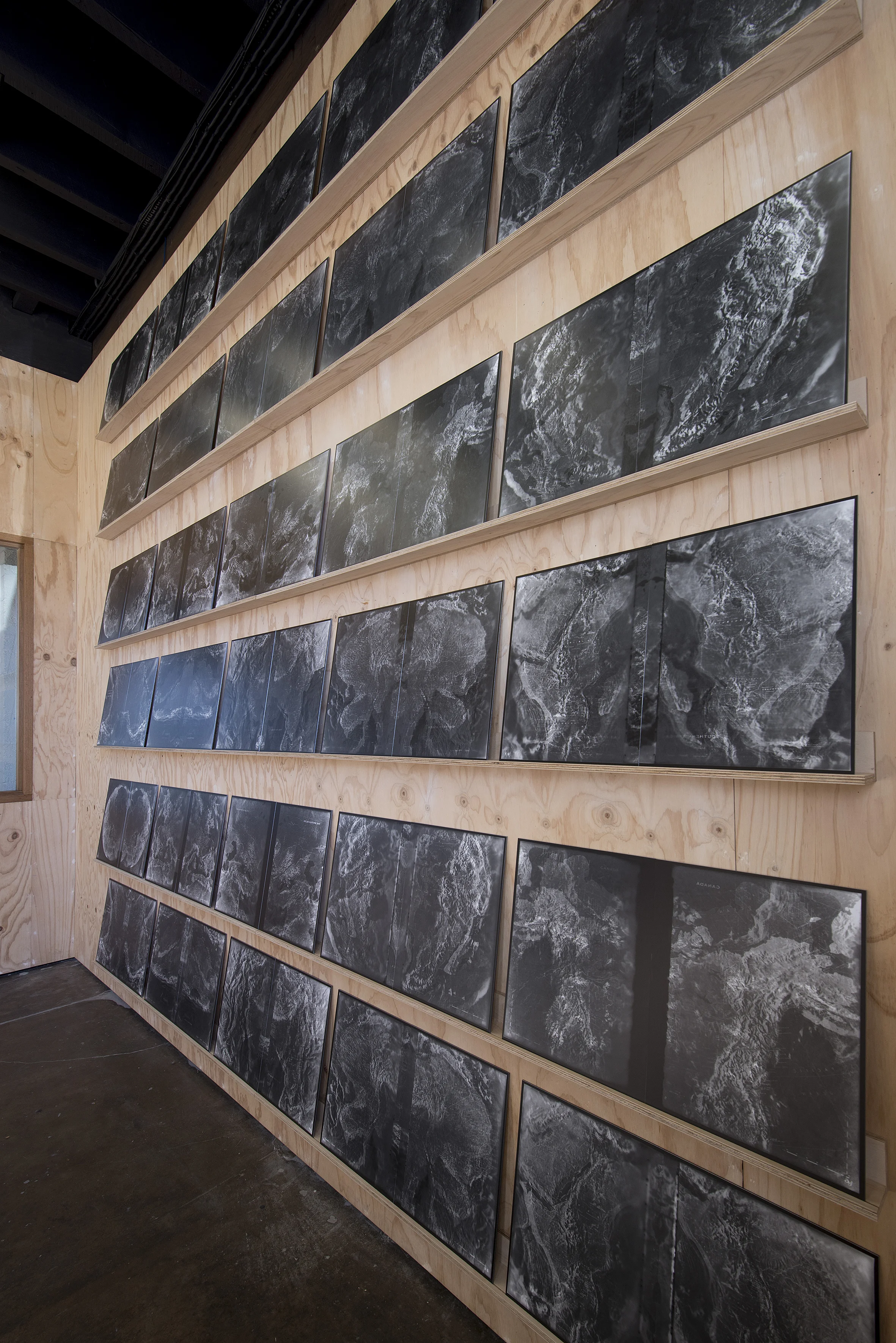 Spatial misalignments , 2018 silver gelatin photographs, 3 sets of 20 unique prints 61 x 40.6 cm (each diptych)