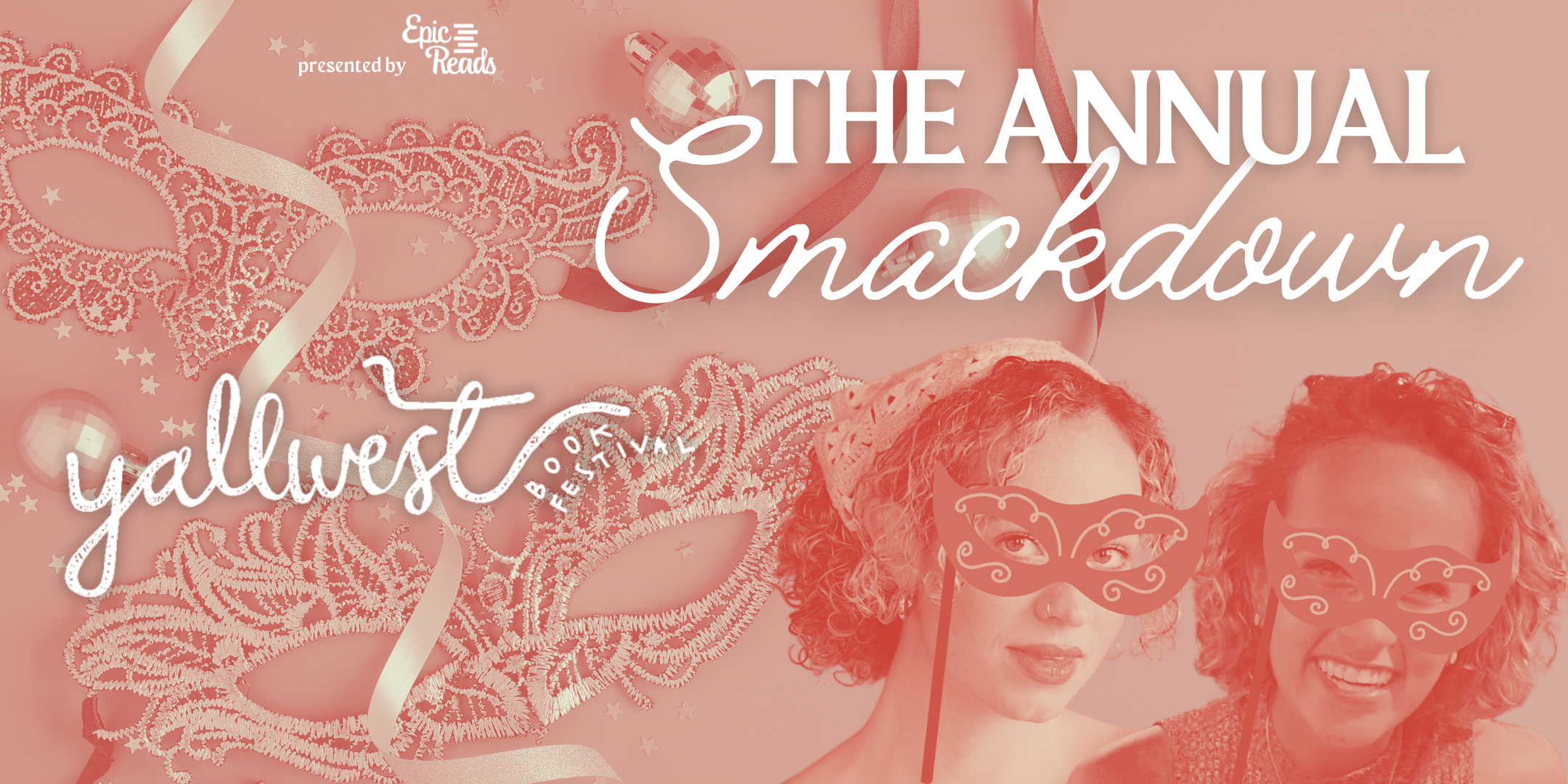 The Annual Smackdown graphic with photos of Dani and Lane Lyle