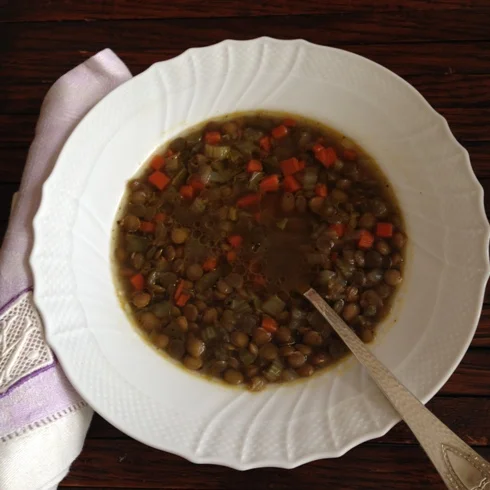 New Year's Day Lentil Soup