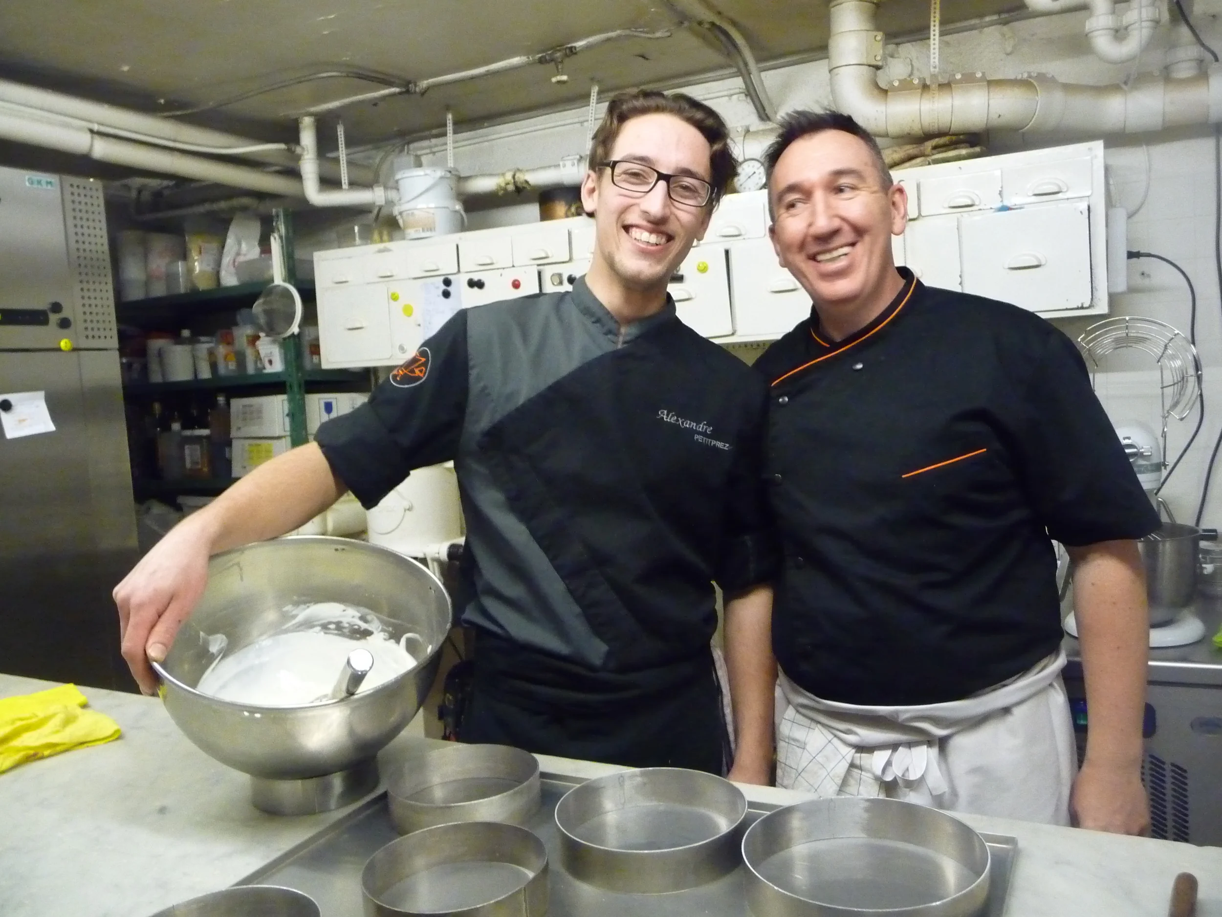 Pastry chef and assistant at the Boulangerie des Bains