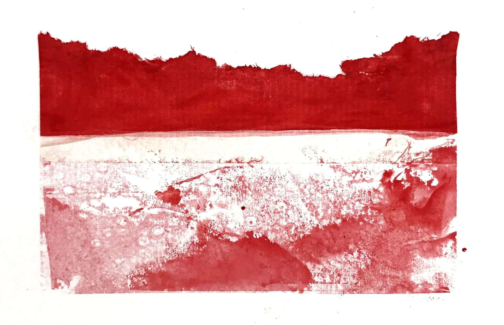   Atlas of my DNA  - watercolor on zig zag 