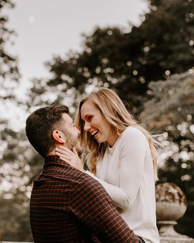 Blue hour is slowly becoming our favorite time of  the day to photograph in!!! We love how Amber&rsquo;s energetic personality is the yang to Alex&rsquo;s cool and calm vibes. We can&rsquo;t wait to photograph these two&rsquo;s wedding this fall!! 😍