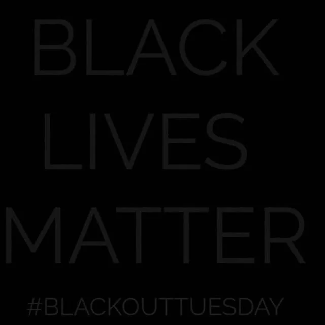 Black Lives Matter. ✊🏾 #blackouttuesday