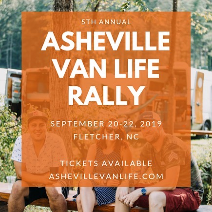 #roadtrip We are gonna head to #ashevillevanlife in September, so stoked!  We will be there with our awesomely tiny #happiercamper