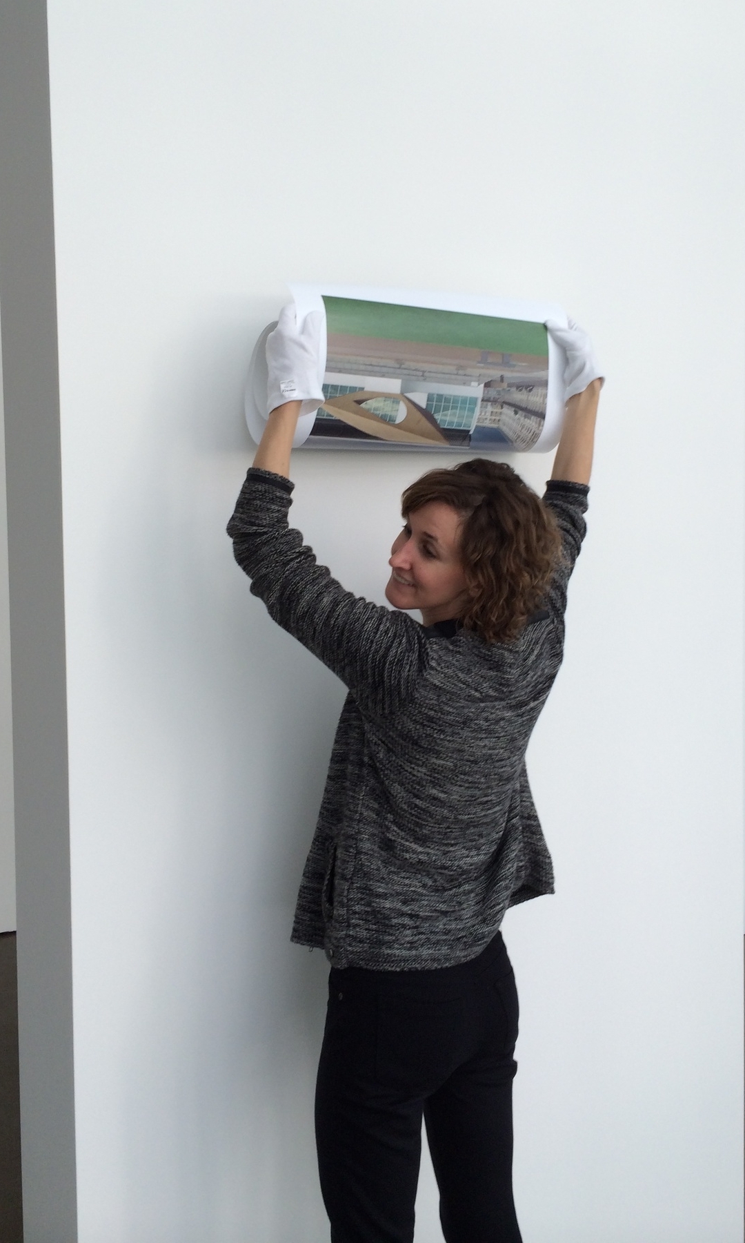 Install Arch de Ciel at the MUMA, in Le Havre France