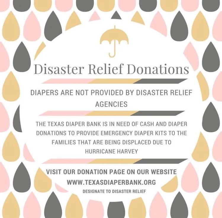 Diapers Needed in Texas - Hurricane Harvey Disaster Relief