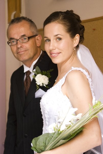 My Dad and I on my wedding day