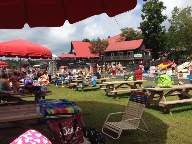 Seating area with lots of shade