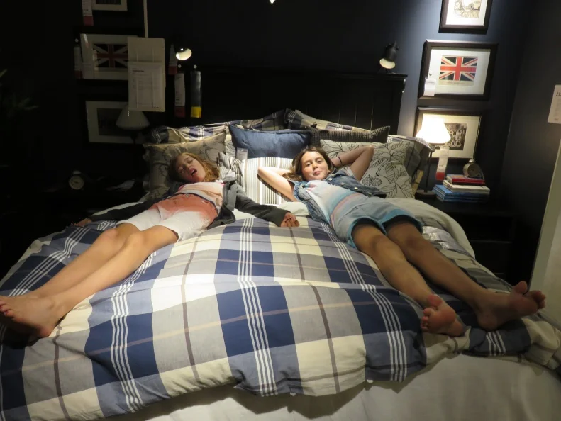 Lazing around at Ikea
