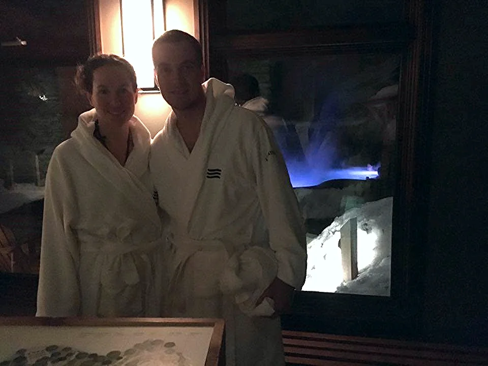 Comfy in our robes