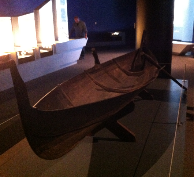 A traditional Viking boat
