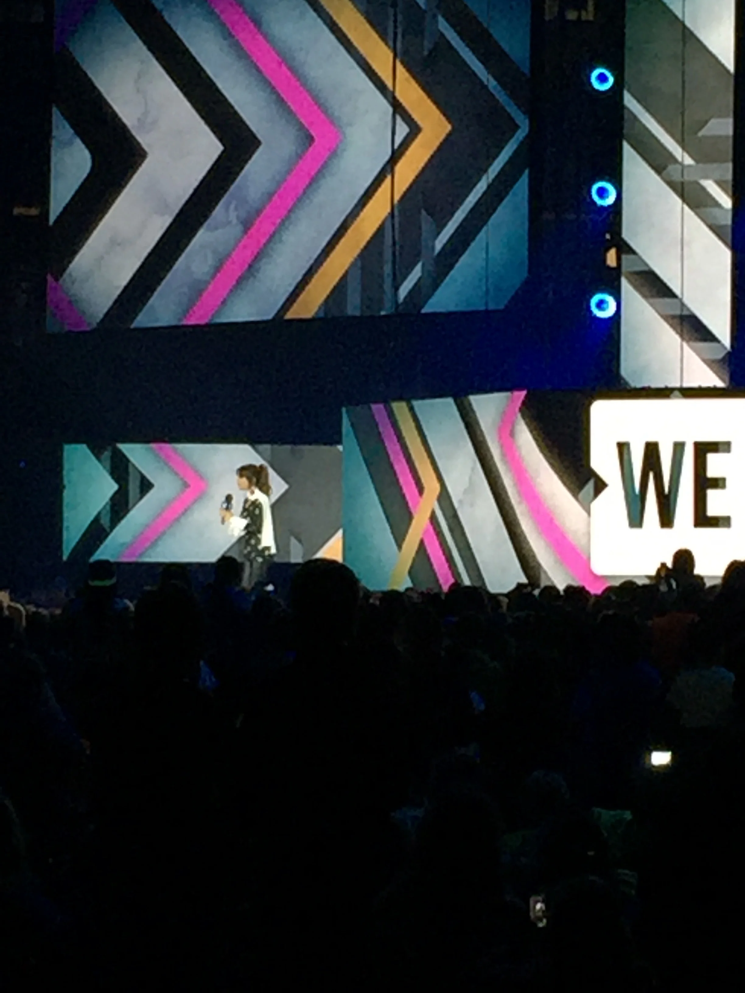 Paula Abdul, onstage at WE Day Ottawa