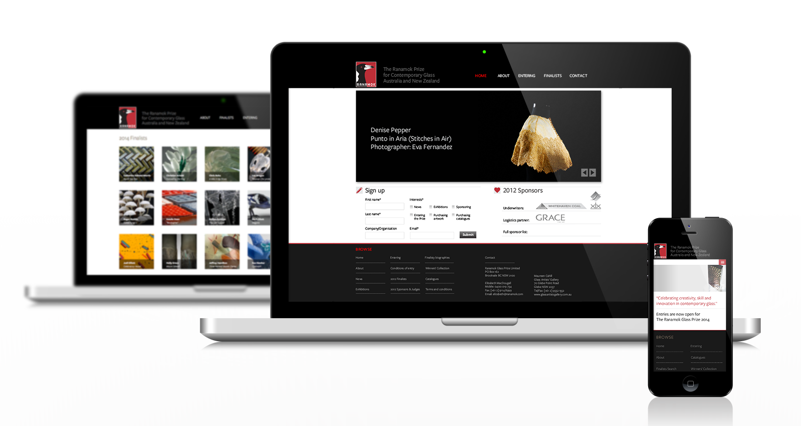 Web site design, domain management, database development, web site build and deploy, custom CMS, online entry system, web site management. www.ranamok.com