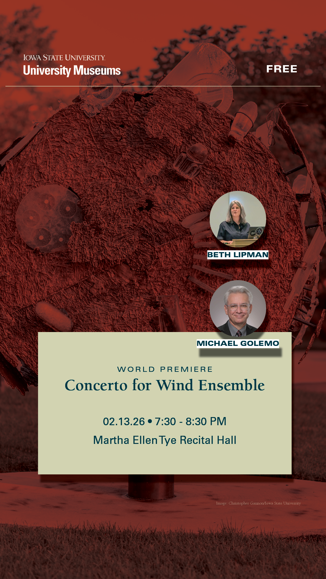 Iowa State University: World Premiere: Concerto for Wind Ensemble