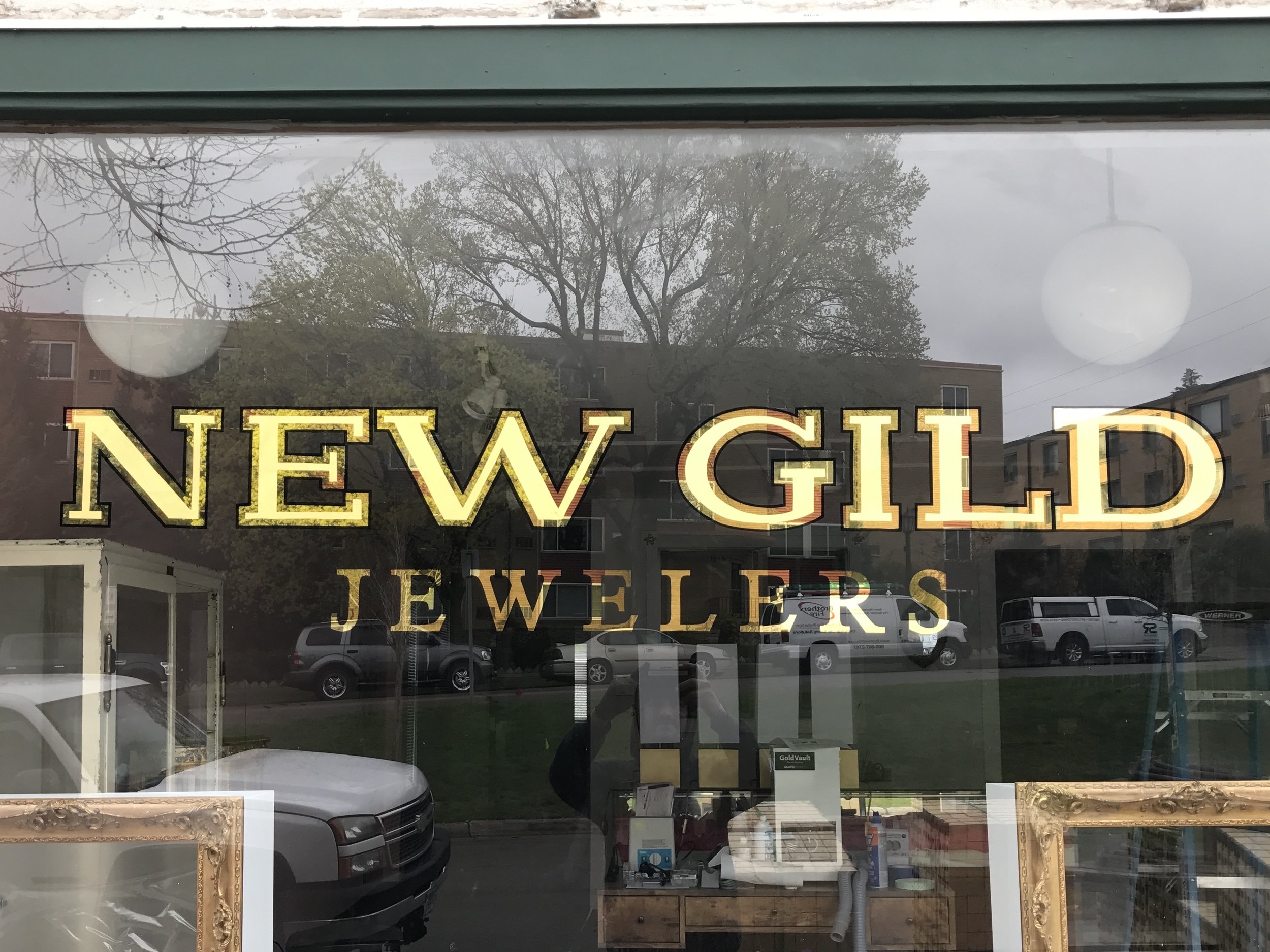 GOLD LEAF LETTERING