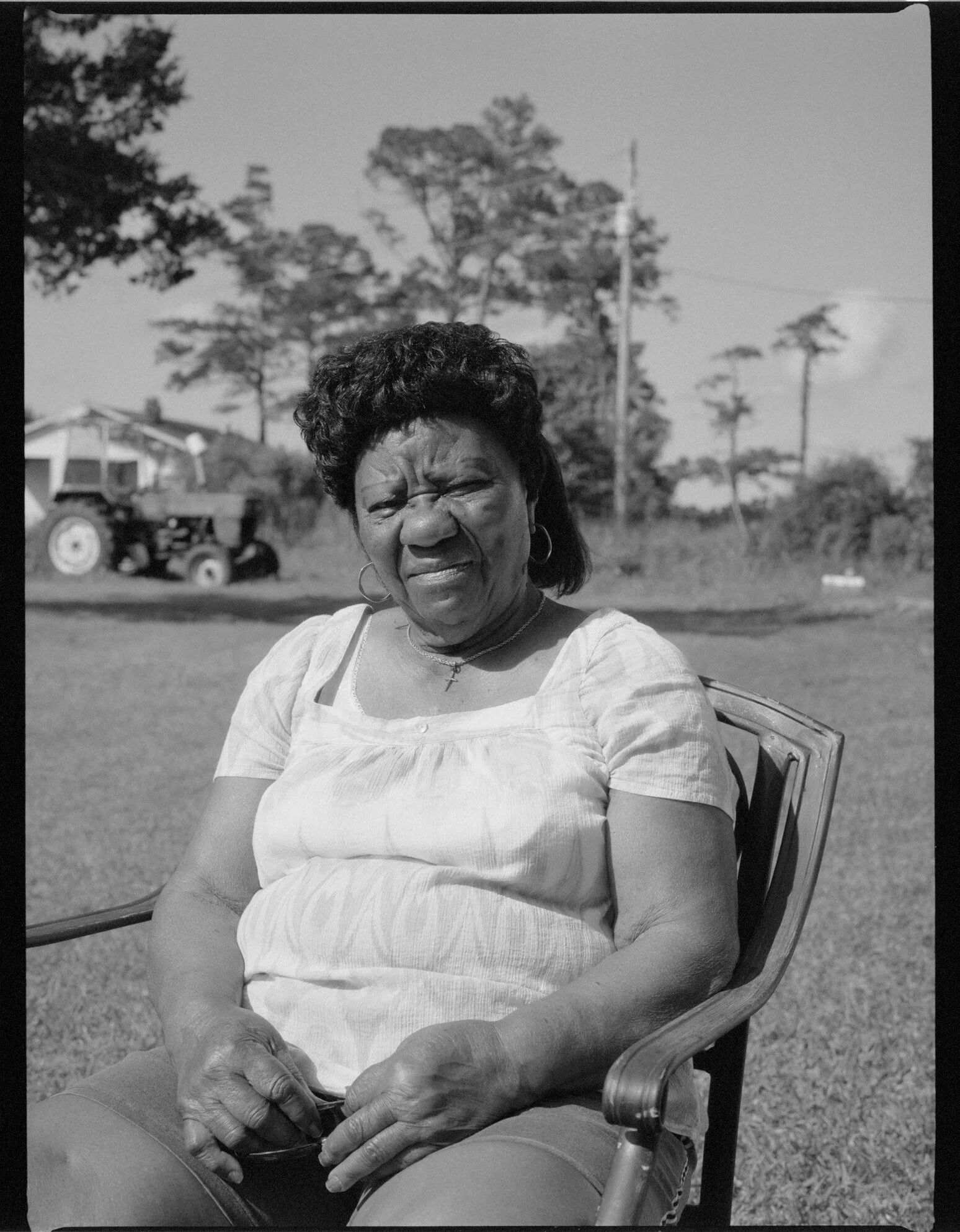 Gertrude Reels, on the family property. Photograph by Al J. Thompson for The New Yorker