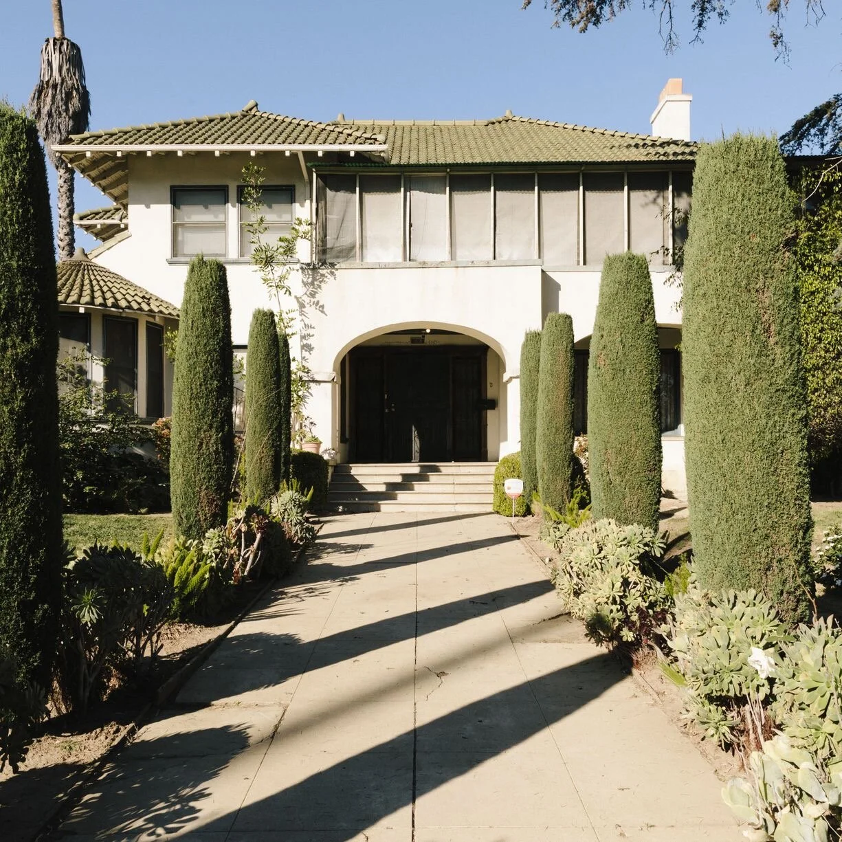 The former home of actress Hattie McDaniel, still standing today on South Harvard Boulevard.