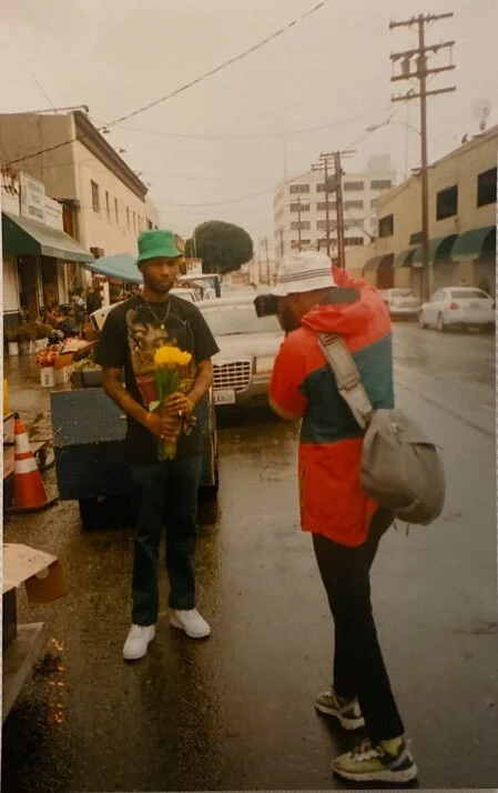 Russ Hamilton shooting the late J. Scott