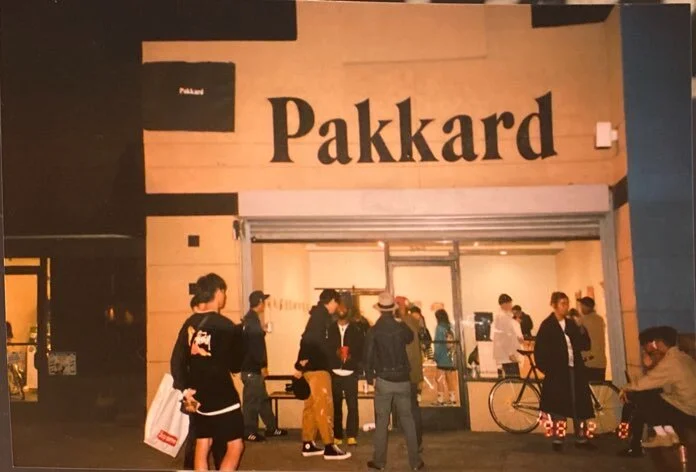 An opening night at Pakkard Studio with friends from Japan and Downtown LA