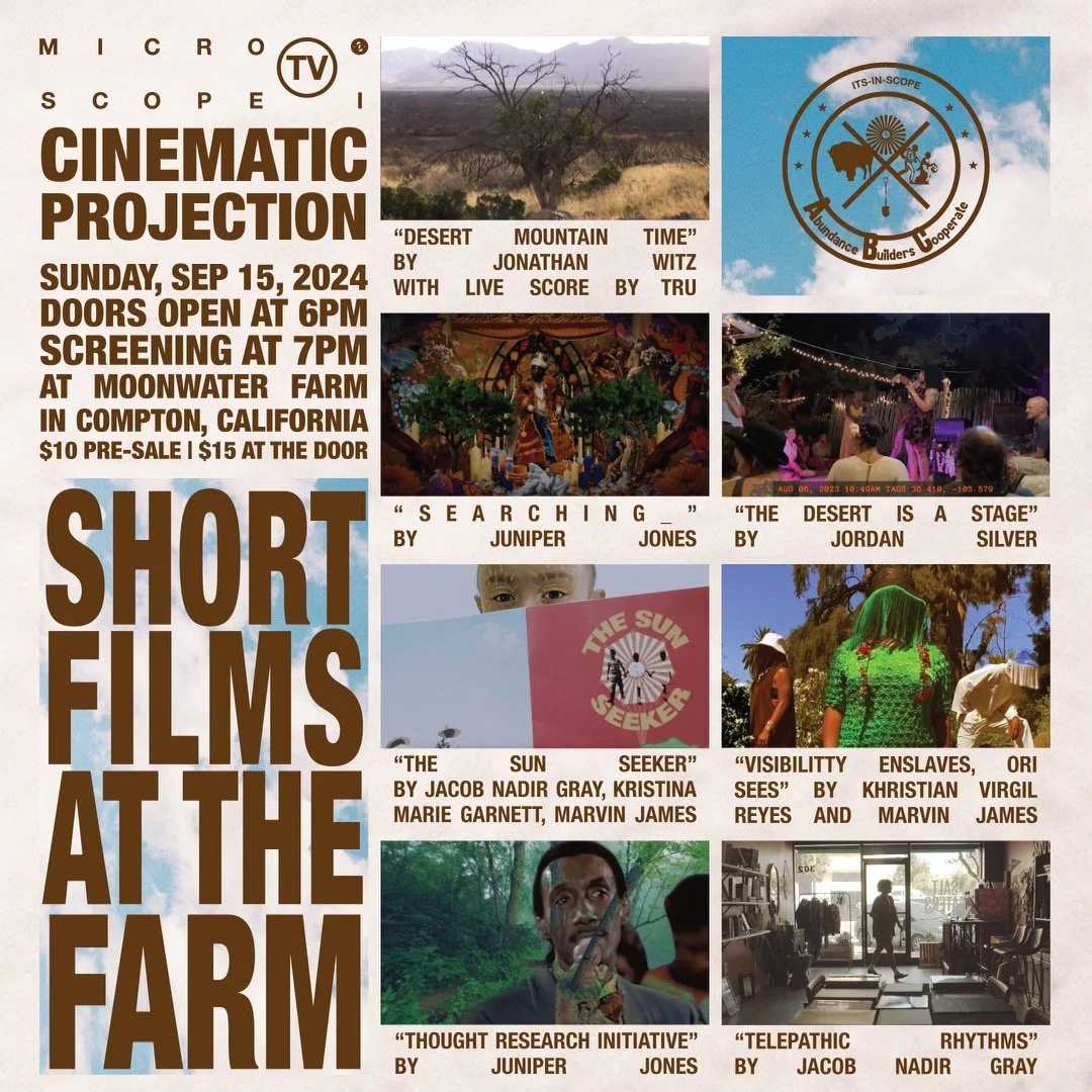 A MICRO-SCOPE Cinematic Projection: Short Films at the Farm