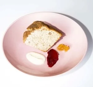 black lime angel food cake quince | creme fraiche | apricot se young au photography
