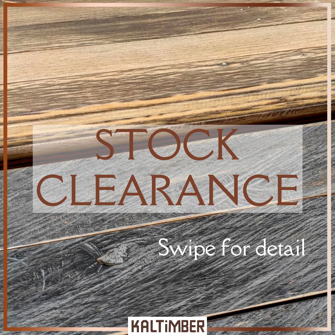 OPPORTUNITY ALERT! We have a limited stock of ready-to-go flooring, decking and shiplap. With an average waiting time of 2 months (Yep, great products are in high demand!), if what we have in stock is what you need, this is your chance! 
First come, 
