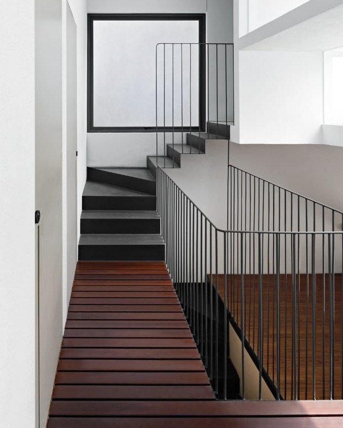 Luxury in Simplicity.
When design speaks softly but leaves a lasting impression.
Our reclaimed wood walkway adds warmth and texture to a minimalist space&mdash;proving that true elegance lies in thoughtful details and timeless materials.

\#Kaltimber
