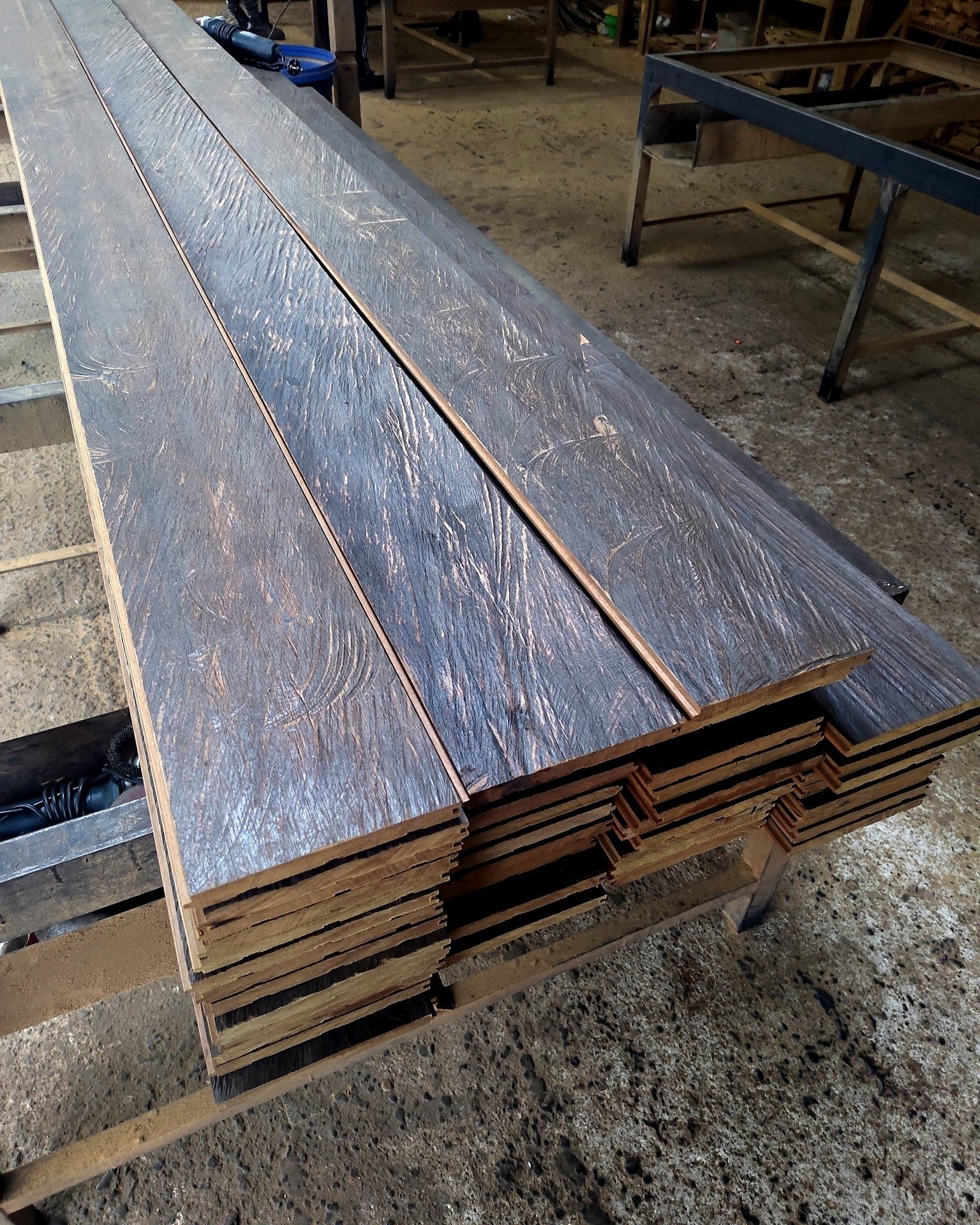 Raw edges. Real character.
This is reclaimed ironwood decking in its most honest form&mdash;each line telling a story of time, use, and resilience. No two boards are alike, and that&rsquo;s exactly the point.

Talk to us if you have any questions! 

