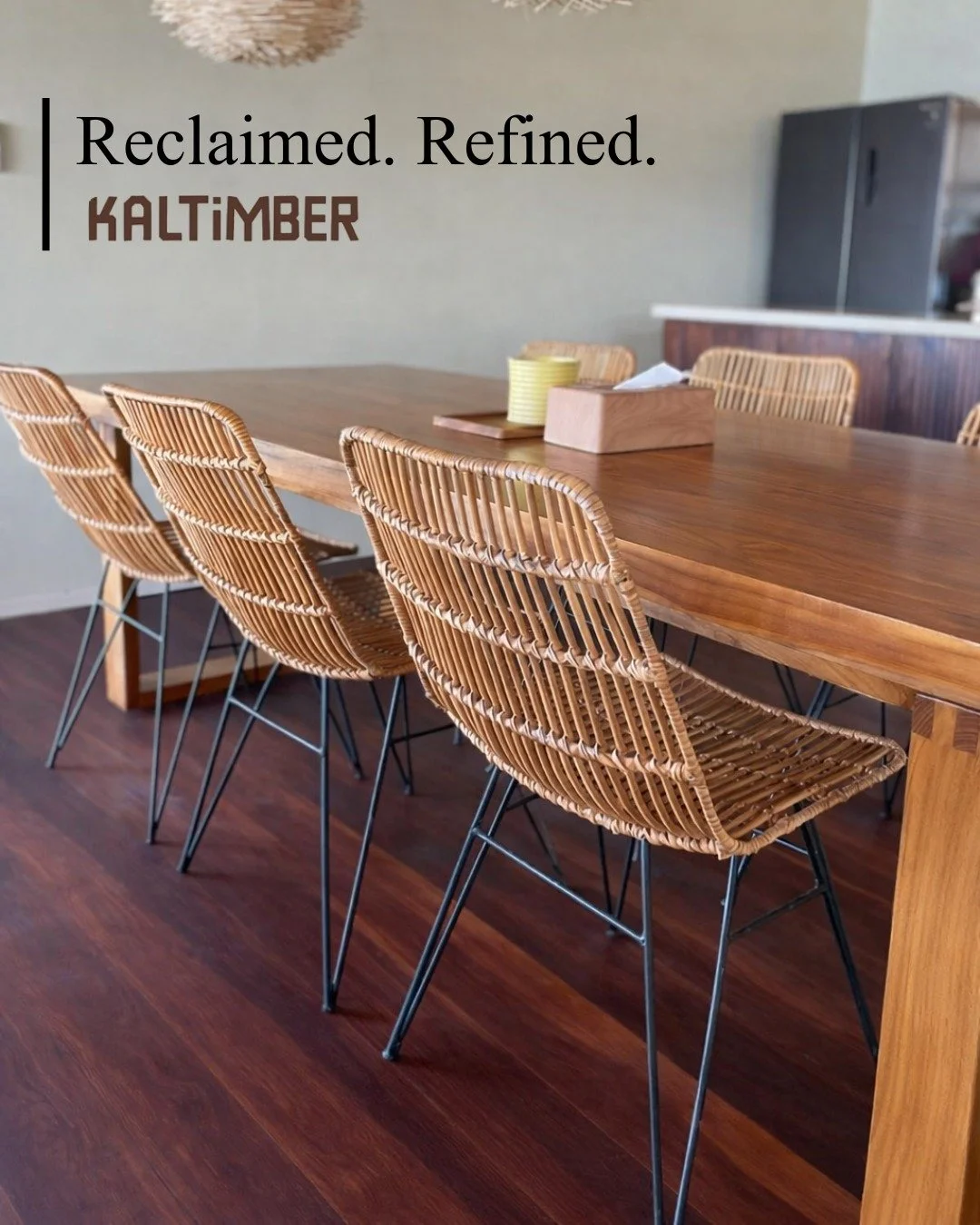 Reclaimed. Refined.

Not every surface needs to shout.
Some simply hold the space together.

This reclaimed wood flooring carries the marks of time &mdash; softened, reworked, and brought back with intention. The result is a floor that feels warm, gr