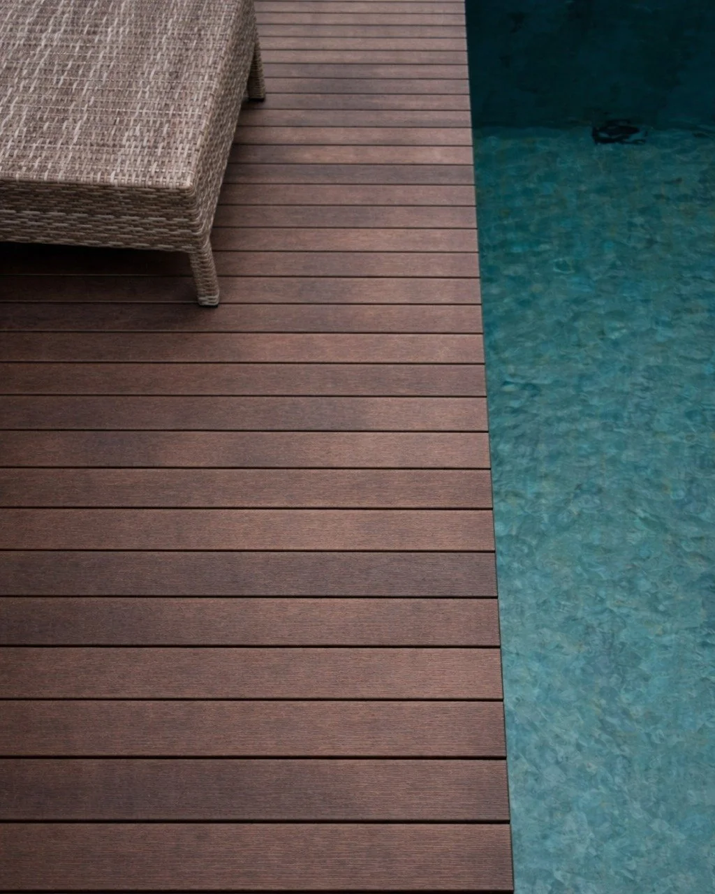 Pool decks shouldn&rsquo;t be a constant cleaning project.

We recently saw someone asking how to remove mold and stains from outdoor tiles like these. In tropical climates, it&rsquo;s a common struggle&mdash;tiles look great at first, but humidity, 