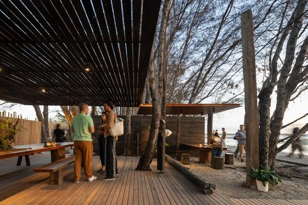 Reclaimed Ulin ironwood installation by Kaltimber at JIA Curated Bali with Alexis Dornier
