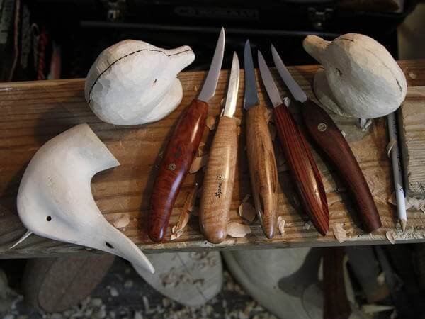 Whittling knife, Wood Carving Tools 5 in 1 Knife Set Indonesia