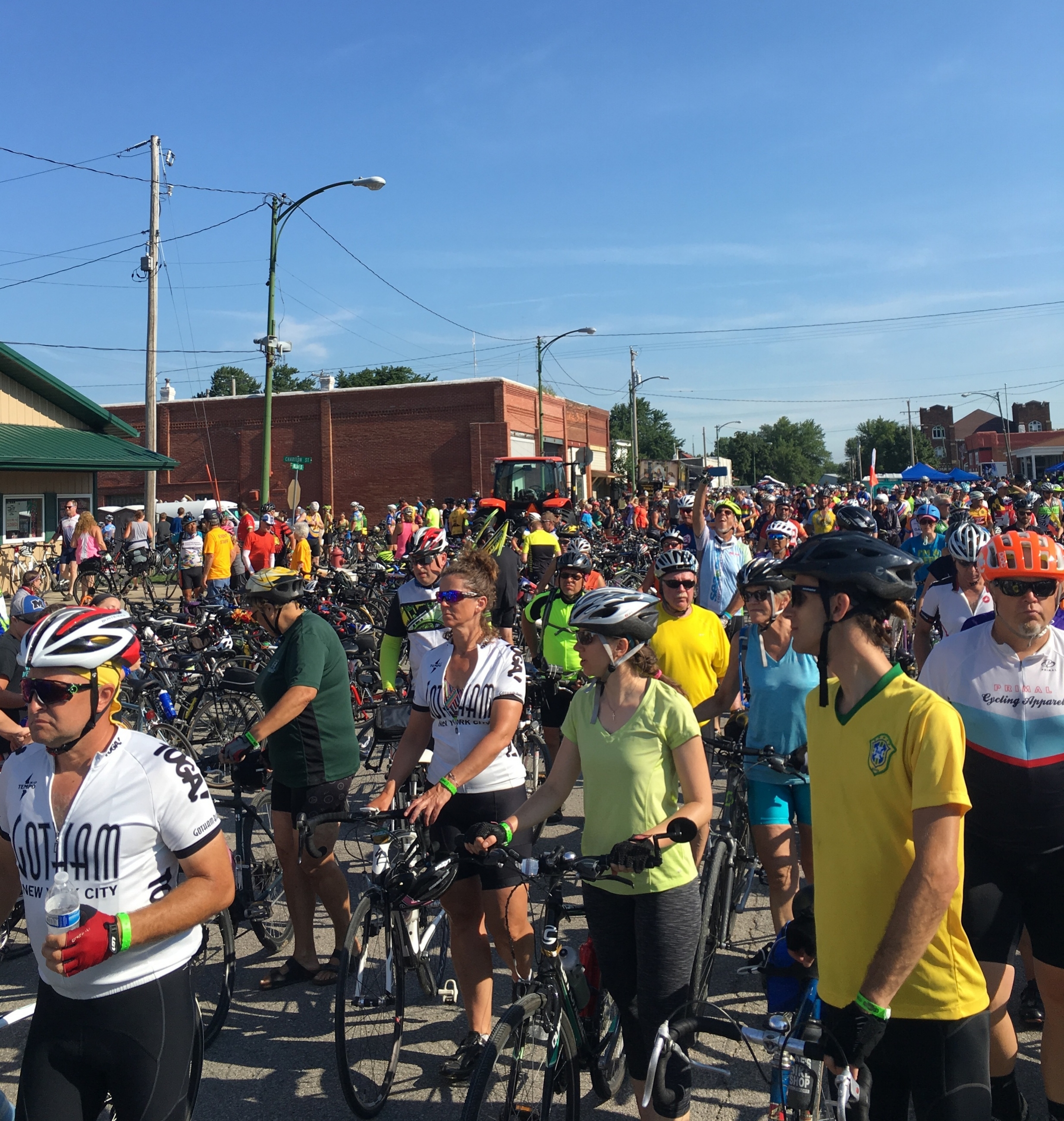 16,000 walk through a small town