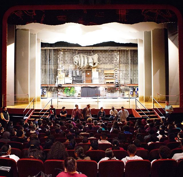 With partners like @DisneyonBroadway, our students have witnessed the #MagicofDisney through talkbacks with the cast and crew for shows like @TheLionKing 🦁. ✨. ✨. #SituationProject #ExperiencesMatter #Disney #CircleofLife #Inspire