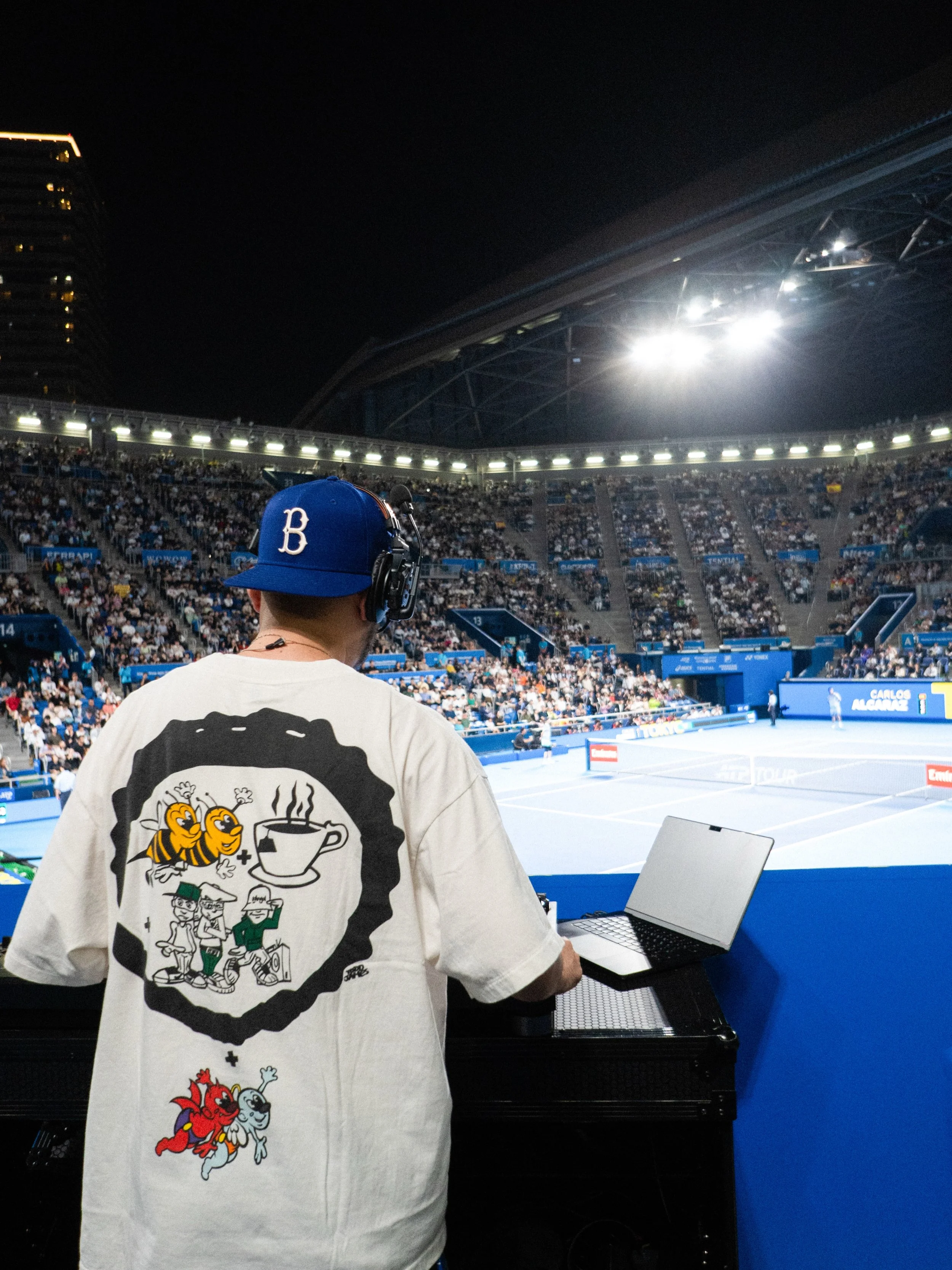 東京・有明で開催された「木下グループジャパンオープンテニスチャンピオンシップス2026」に弊社TAPよりCREW、SOULJAH、YOSSY、AYAME、K.DA.B、PAY MASTER J、MUSASHがメインコートとショーコートの会場にて音楽演出を担当いたしました。

#木下グループジャパンオープン
#kinoshitajotennis
#japanopen 
#tennis 
#tap