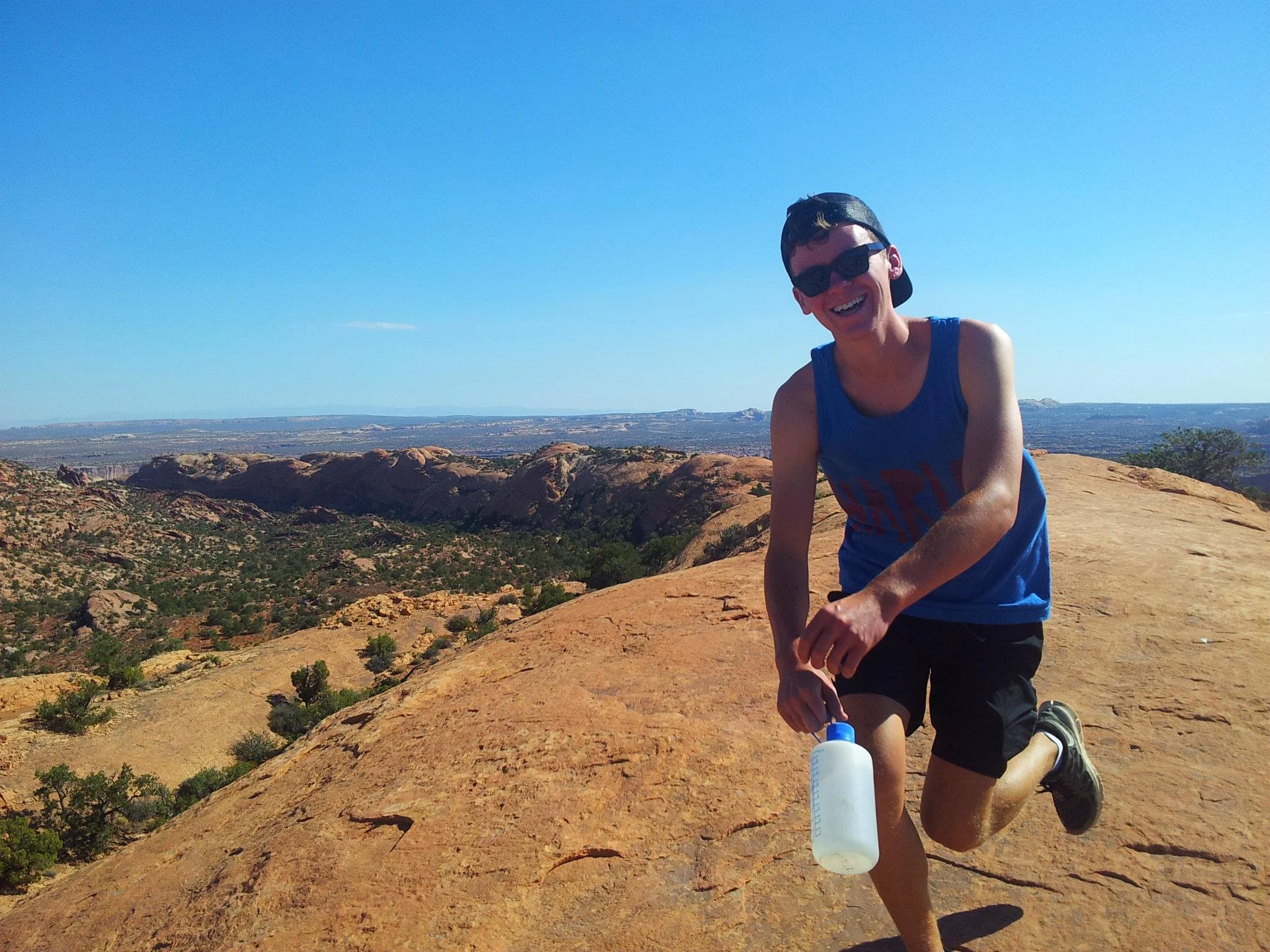 Clark on top of Whale Rock