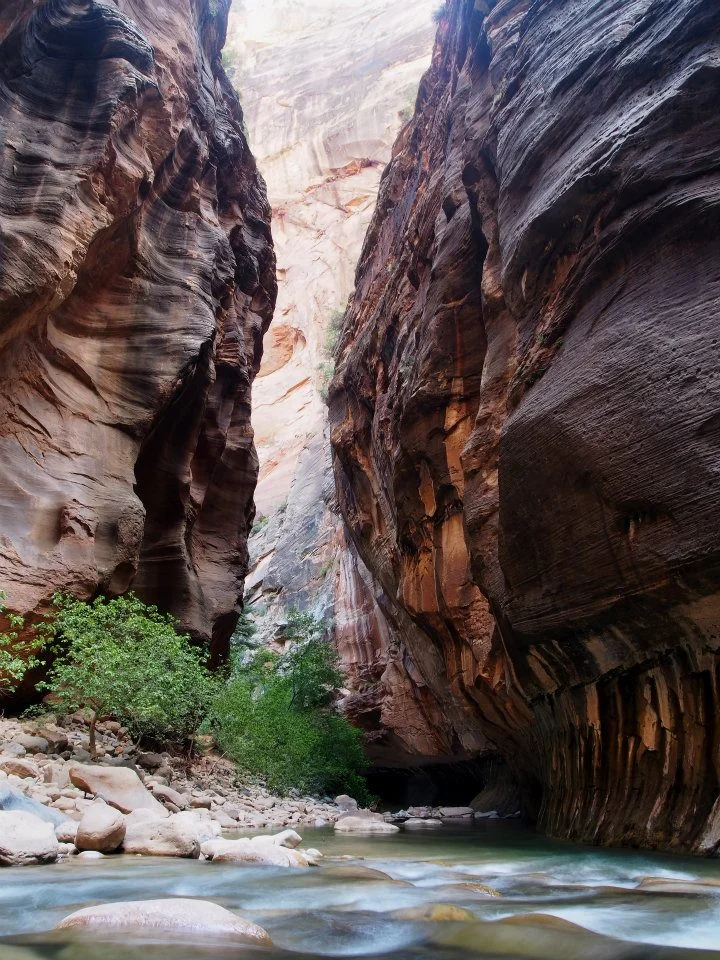 Part of the Narrows on our hike out
