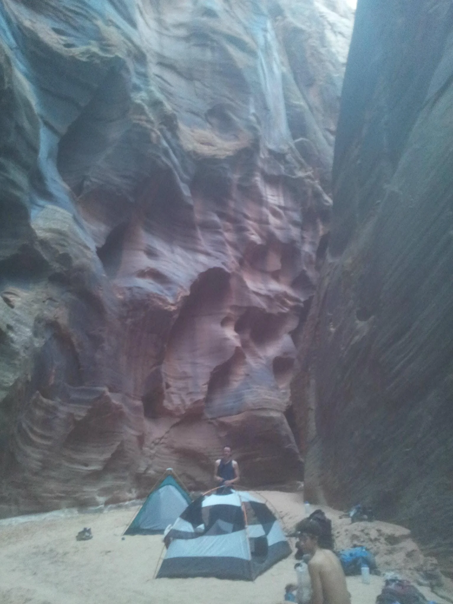 Our camp spot for the night near the confluence