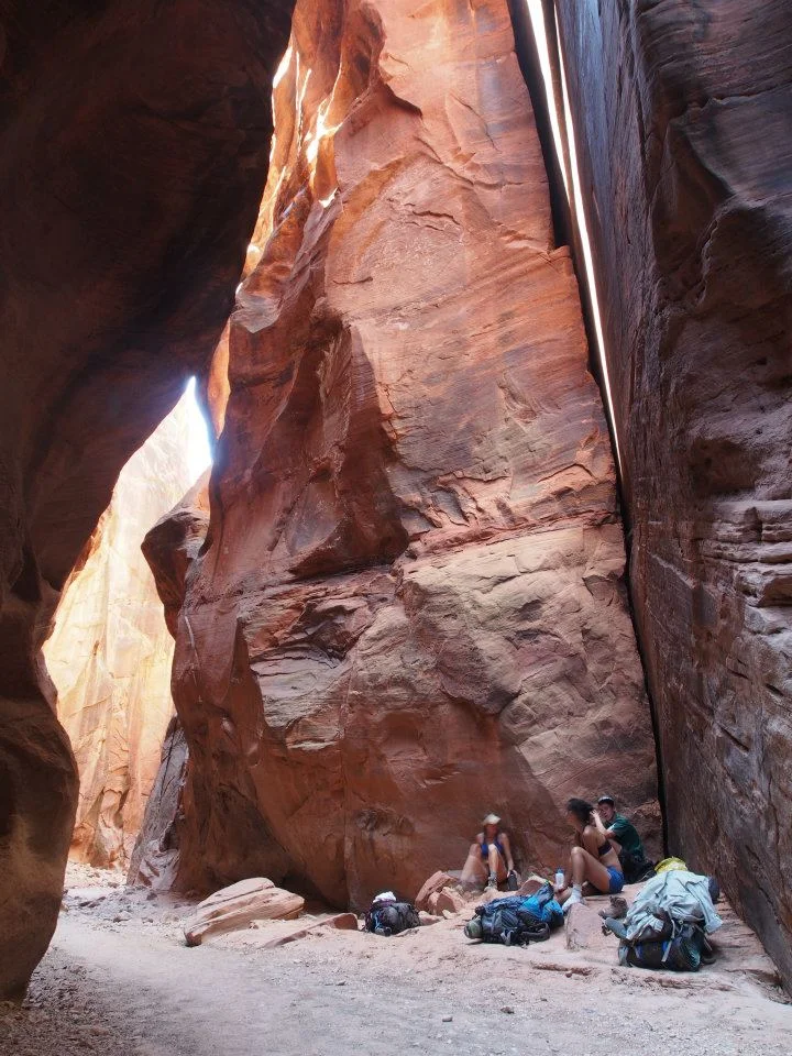 We stopped for lunch in the coolest spot we could find